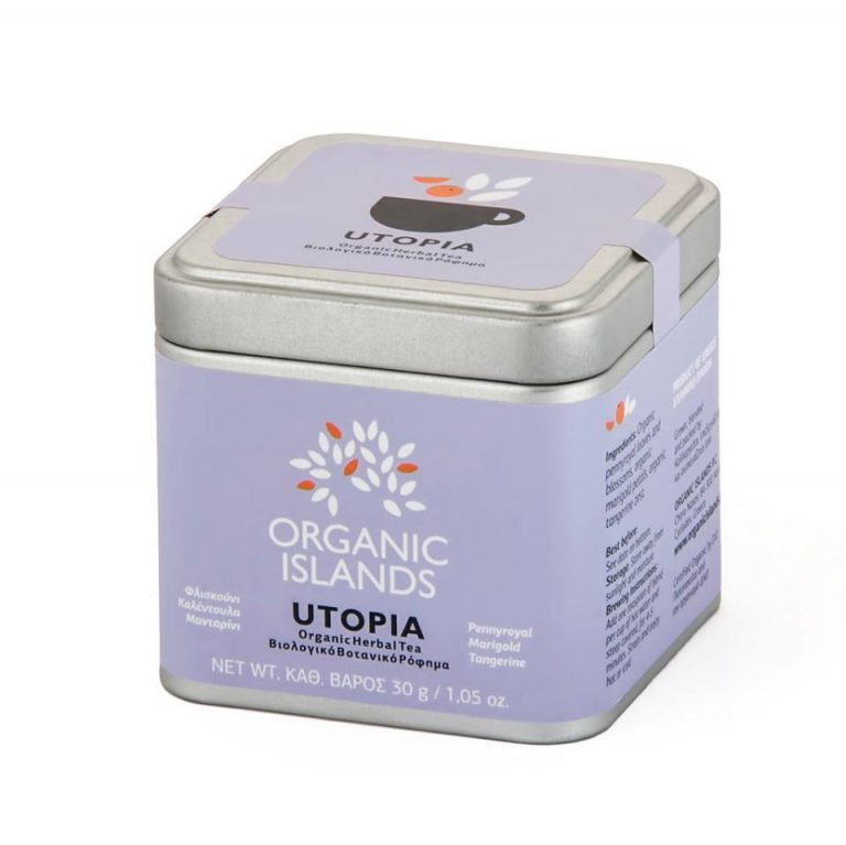 Organic herbal tea UTOPIA Organic Islands βιοΠοιότητα